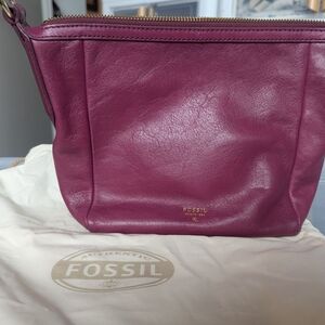 Fossil Women's Rich Purple Crossbody Bag